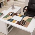 thumbnail image 3 of Long Mouse Pads for Desk,Brown Boho Geometric and Plant Pattern Desk Mats on Top Of Desks, Desk Mouse Pad Extra Large with 3mm Non-Slip Base and Stitched Edge for Gaming,Office,Work,Home 31.5"x15.7", 3 of 6