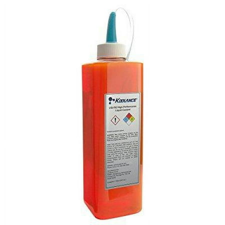 koolance liq-702or-b koolance 702 liquid coolant, high-performance, uv orange, 700ml (24 fl oz)