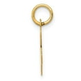 thumbnail image 2 of Diamond2Deal 14K Yellow Gold Small Script Letter R Initial Pendant for Women, 2 of 6