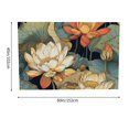 thumbnail image 3 of RKSupls Christmas Tapestry Wall Art, Lotus Flower Hanging Tapestry Decoration for Happy New Year Bedroom, Living Room, Dorm, Apartment Home Decor,60*40in, 3 of 5