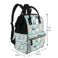 thumbnail image 2 of Daiia Colorful Dog Large Capacity Baby Bag Waterproof Stylish Diaper Bag Mummy Backpack Adjustable Straps Diaper BagBaby Essentials Bag, 2 of 6