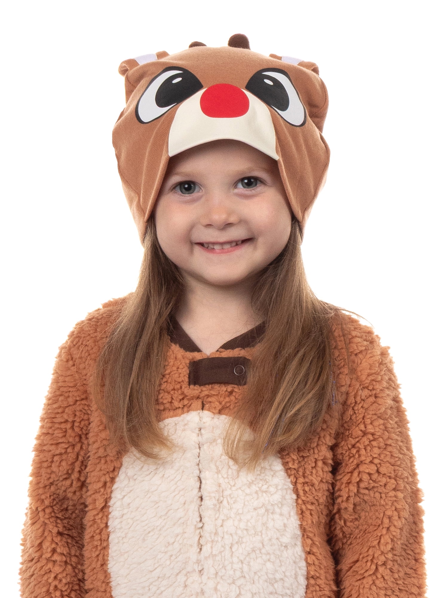 Rudolph Christmas Toddler Matching Family Pajamas Union Suit, Sizes 2T-5T