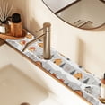 thumbnail image 2 of Yayeee Faucet Mat for Kitchen Sink 14.7" Diatomite Long Splash Guard Pad, Orange Snow Houses, 2 of 7
