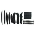 thumbnail image 1 of Kit Almohadillas Internas para Ciclismo 27 Piezas Esponja Sellada para Motocicleta (negro), 1 of 9