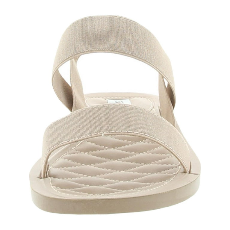 Steve madden cream discount fleece flat sandals