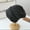 Green mixed with black, variant on Zhengsping Loose Oversized Woolen Hat With A Large Head And A Small Face For Women In Autumn And Winter, Exaggerated Warmth, Thick Knitted Pile Up Hat Trend