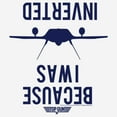 thumbnail image 2 of Women's Top Gun Because I Was Inverted  Graphic T-Shirt, 2 of 4