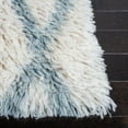 thumbnail image 4 of SAFAVIEH Kenya London Geometric Area Rug, Ivory/Blue, 6' x 9', 4 of 12