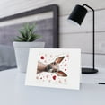 thumbnail image 6 of DistinctInk Greeting Card / Note Card - Valentine's Day Xoloitzcuintli - PACK of 5, 6 of 7