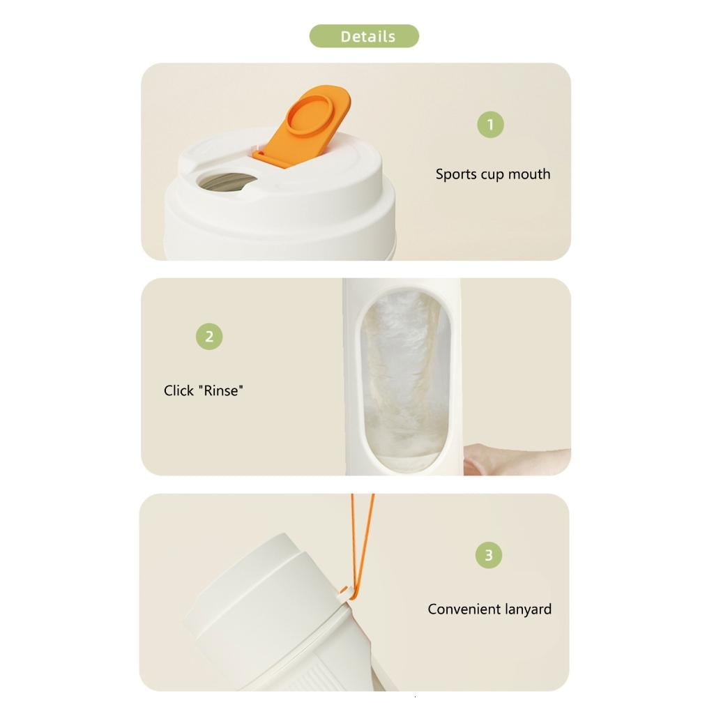 Travel Friendly 450ml Juicer Blender USB Rechargeable Mixing Cup for Smoothie and Shakes Practical Kitchen Appliance