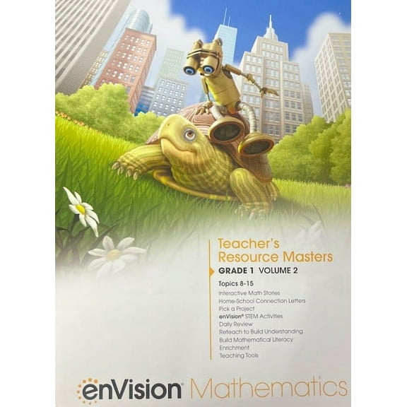 enVision Mathematics, Teacher's Resource Masters, Grade 1 Volume 2, Topics 8-15, c. 2020 9780134954110 0134954114