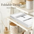 thumbnail image 3 of Bamboo Bathtub Tray Bath Caddy, Expandable Bath Tub Tray Wood, Bathtub Shelf Organizer White 29.5-42.9 Inch, 3 of 5