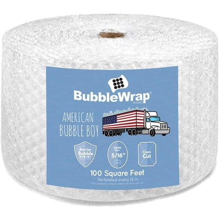 Official Sealed Air Bubble Wrap - American Bubble Boy (90' Medium (5/16") Bubble Wrap)