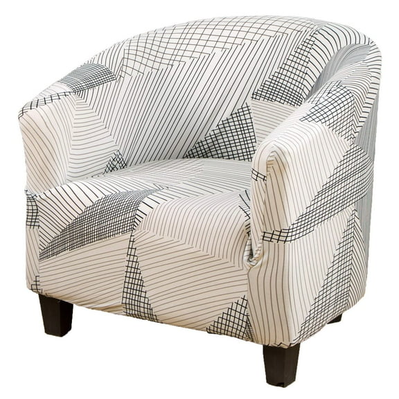 Club Chair Slipcover High Stretch Removable Washable Armchair Sofa Slipcover Furniture Protector for Living Room