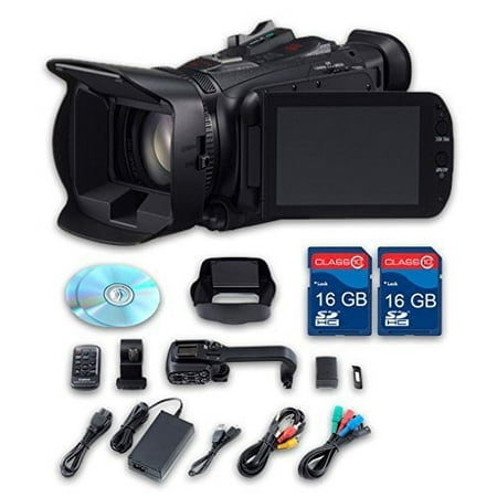 Image of Canon XA25 HD Professional Camcorder + 2 PC 16 GB Memory Cards + All Manufacturer Accessories - International Version