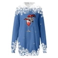 thumbnail image 3 of WILLBEST Vestidos Casuales Para Mujer Sudadera Larga Con Estampado Navideño Para Mujer Top Informal Y Cómodo Para Las Fiestas 2025 Elegante Y Acogedor Para La Temporada De Invierno, 3 of 3