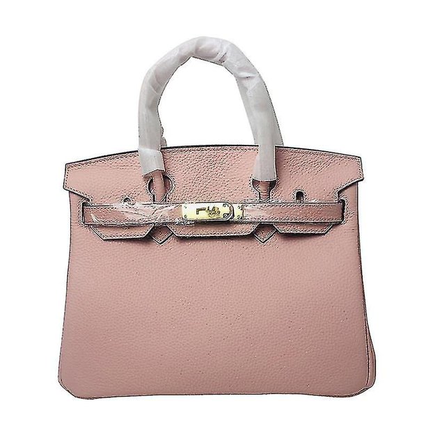 Ladies Women Leather Handbag Birkin First Layer Cowhide Leather Tote Bag Commuter Crossbody Kelly Handbag zhangyuxiang LED