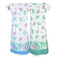 thumbnail image 4 of JEFFRICO Womens 2 Pack Nightgowns Short Sleeve Sleepwear Soft Pajama Dress Nightshirts, 4 of 4