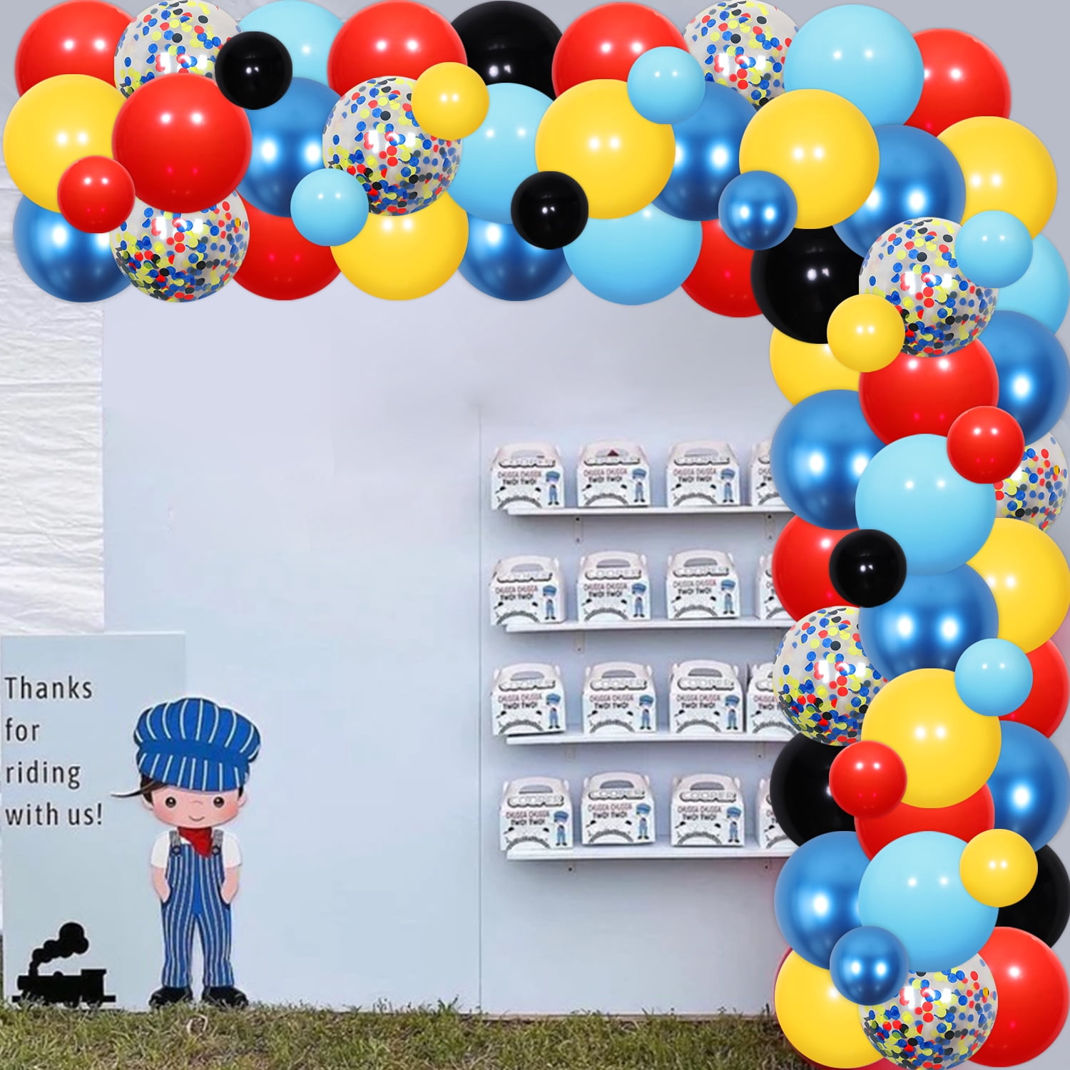 2 Pcs Rescue Vehicle Ambulance Foil Balloons - 19.6x23.2 Inch For Birthday & Doctor Theme Parties