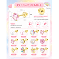 thumbnail image 4 of 12 Pairs Hypoallergenic Earrings for Women Surgical Steel Screw Back Earrings for Sensitive Ears Cute Heart CZ Flower Ball Tiny Flat Back Stud Earring,Sliver, 4 of 7