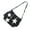 Black, variant on Student School Bag Women Shoulder Bag Star Pattern Crossbody Messenger Bag
