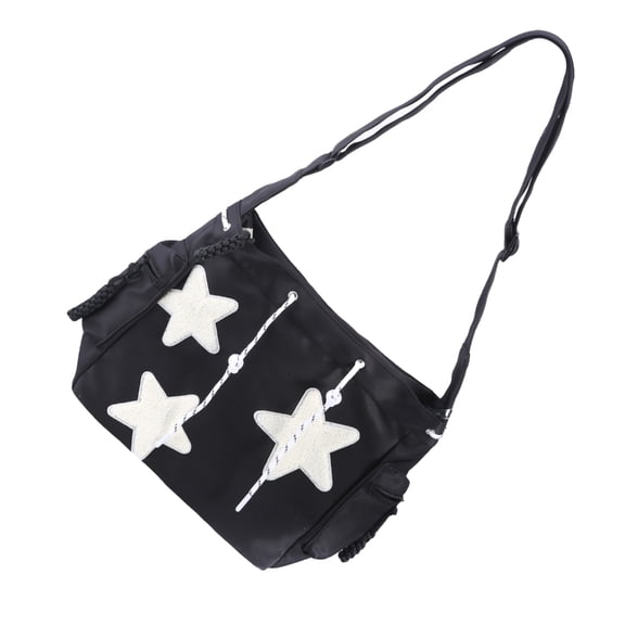Yokua Student School Bag Women Shoulder Bag Star Pattern Crossbody Messenger Bag