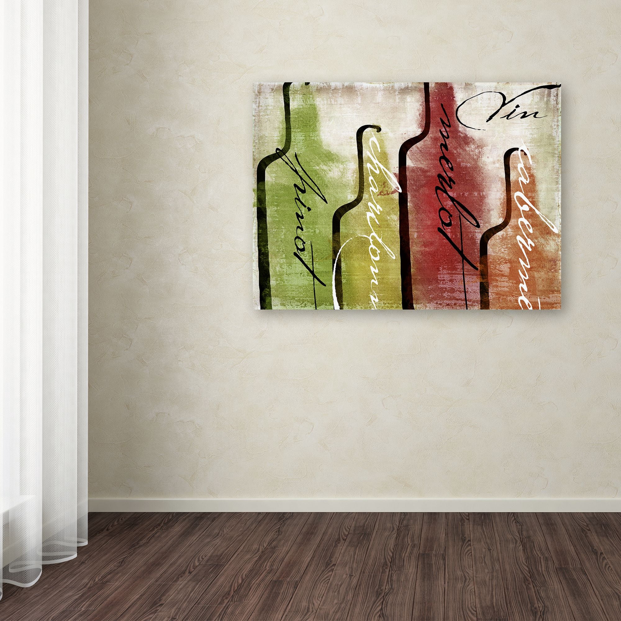Trademark Fine Art "Wine Tasting I" Canvas Art by Color Bakery