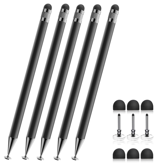 Lápiz óptico Bopomofo 2 en 1 para pantalla táctil (5 unidades) para iPhone/iPad/Android