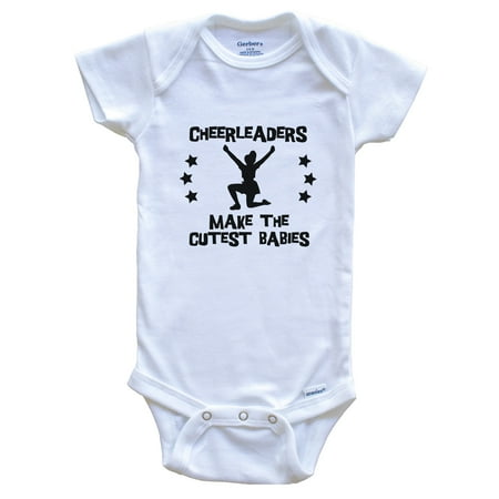 

Cheerleaders Make The Cutest Babies Funny Cheerleading Baby Bodysuit