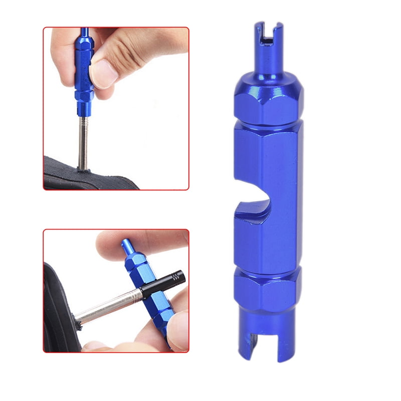 Bicycle Screwdriver Valve Core Wrench Alloy prestations Disassembly Removal toolk 3 
