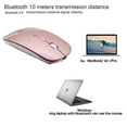 thumbnail image 2 of Bluetooth Mouse – Wireless Mouse for Mac Laptop(Rechargeable) ROSE GOLD, 2 of 8