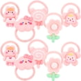 thumbnail image 1 of Shisuyan Accessoires pour Animaux Design à la Mode Rose 10 Pcs 1X0.8X0.8In, 1 of 8