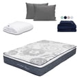 thumbnail image 1 of Colchón Individual Restonic Ghana con Almohadas 2Pack Sábanas Softy Protector Cloud, 1 of 8