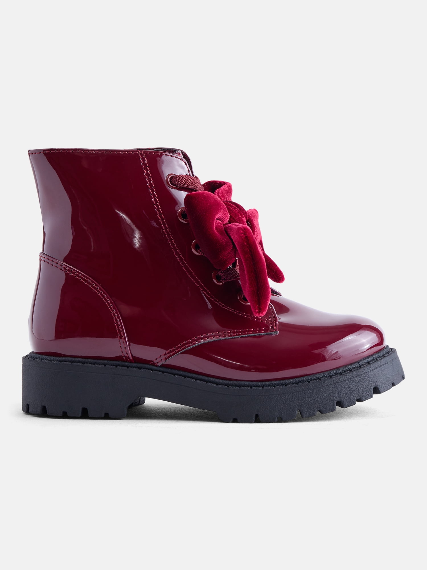 Wonder Nation Baby and Toddler Girls Bow Combat Boots