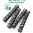 thumbnail image 4 of Large Monthly Pill Organiser 28 Day Pill Box Organizer By Week, Large 4 Weeks One Month Pill Cases With Dust-proof Container For Pills/vitamin/fish Oi, 4 of 5