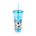 thumbnail image 1 of Vaso Disney Mickey de Plástico de Doble Pared con Tapa y Popote de 650 ml., 1 of 3