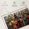 thumbnail image 6 of Elephant Stock Choice Of Spices Wall Art - Horizontal Multi Panel Canvas - Dining Room Wall Decor - Food And Drink Multi Panel - Gray And Orange Decor - 33" x 20", 6 of 8