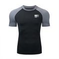 thumbnail image 1 of Kalauyu Men's Compression Shirts Short Sleeve Workout Gym T-Shirt Running Tops Cool Dry Sports Base Layer Athletic Undershirts, 1 of 4