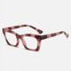 thumbnail image 1 of Gafas de sol transparentes con montura ancha anti-luz azul: rosa translúcido, nuevas gafas de sol retro, tendencia Premium Feeling, 1 of 5