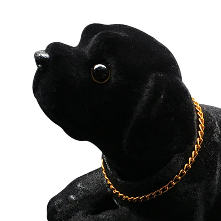C14D Car Decoration Bobbing Head Dog Chihuahua Wobbling Sausage Dog  Necklace