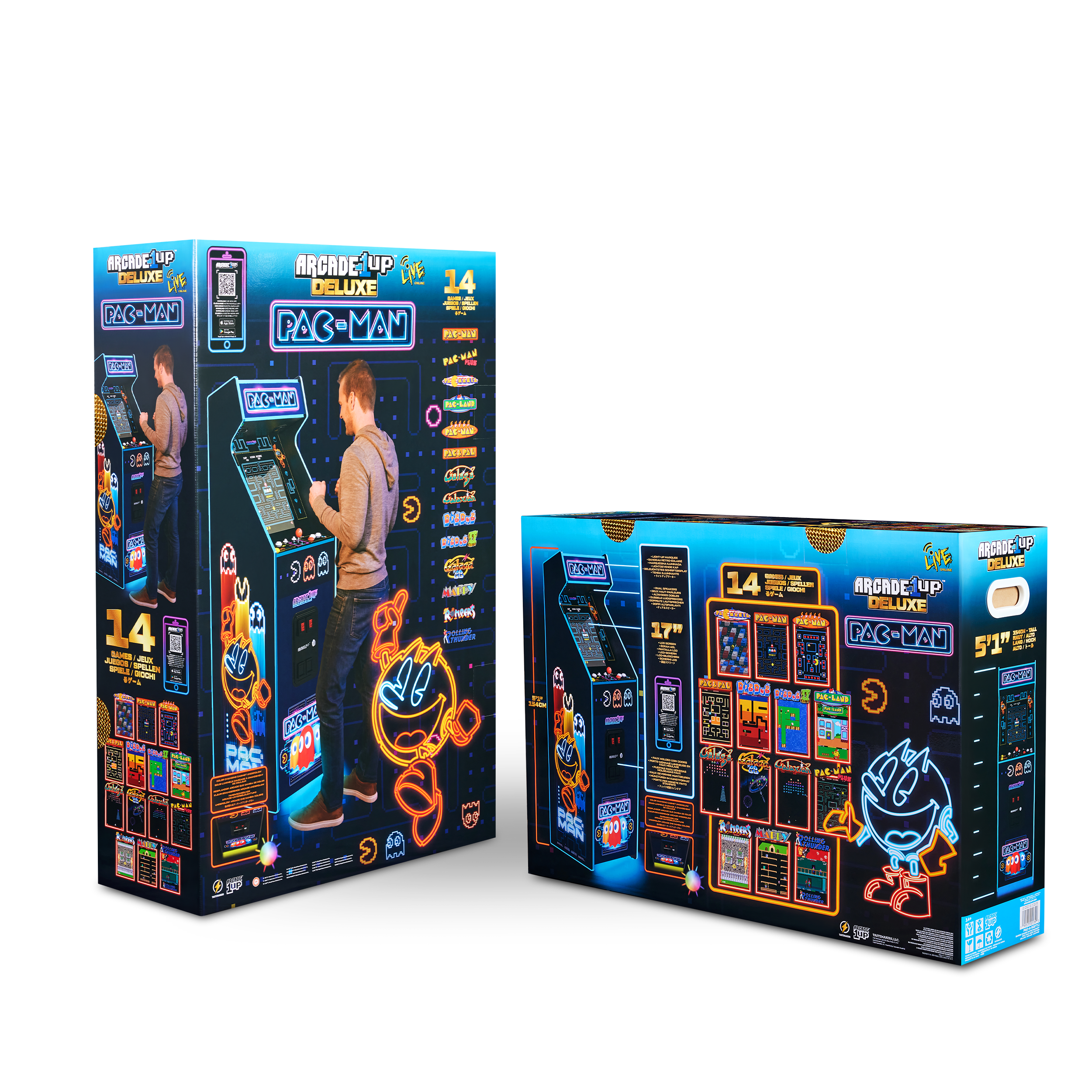 arcade1up　pacman Amazon.com: Arcade1Up Pac-Man Countercade Countertop Arcade