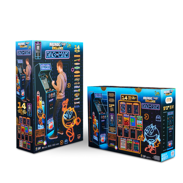 Arcade1Up® PAC-MAN Deluxe At Home Arcade Machine Neon Edition - 14