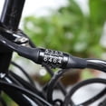 thumbnail image 4 of Candado de bicicleta con combinación reiniciable de 4 dígitos, candado de cable de bicicleta enrollable para bicicleta de carretera, bicicleta de montaña, 4 of 6