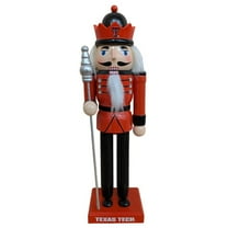 Texas Tech Red Raiders 12" Wooden Nutcracker Statue