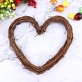 thumbnail image 2 of Rustic Door Décor for All Seasons Natural Rattan Wreath with Wooden Star, 2 of 8