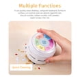 thumbnail image 4 of Labymos tenwin Mini Desktop Vacuum Cleaner Portable Cordless Table Dust Sweeper Battery Operated for Cleaning, 4 of 8