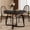 Black1, variant on HAUXITIO 63 Inch Dining Table for 6 People, All-Weather Rectangular Table with Solid Wood Legs for Indoor & Outdoor Use,Natural