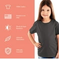 thumbnail image 4 of Where The Wild Things Are Cover Kids T Shirt (2) for Youth Toddler Boys and Girls, Charcoal, 4 of 5