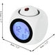 thumbnail image 4 of BRILLAR Reloj de proyección LED silencioso - Alarma de techo 12/24 h con control por voz, visualización de temperatura y repetición (blanco), 4 of 5