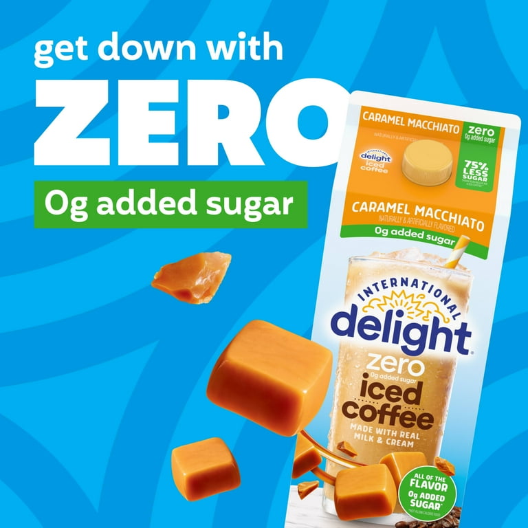 International Delight Zero, Dairy Cold Liquid Coffee, Caramel